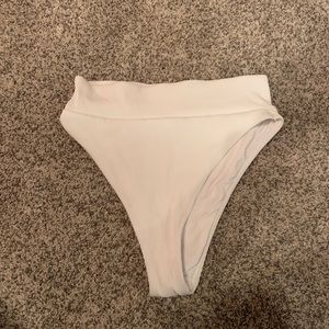 Aerie Ribbed High Waisted Swim Bottoms Large